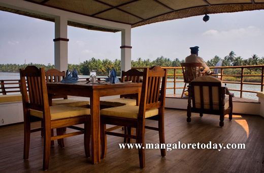 Boat house in Kerala